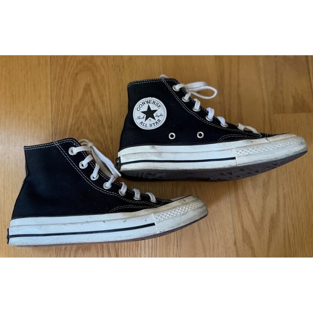 Converse Chuck Taylor All Stars Black High Tops Kids Size 5.5